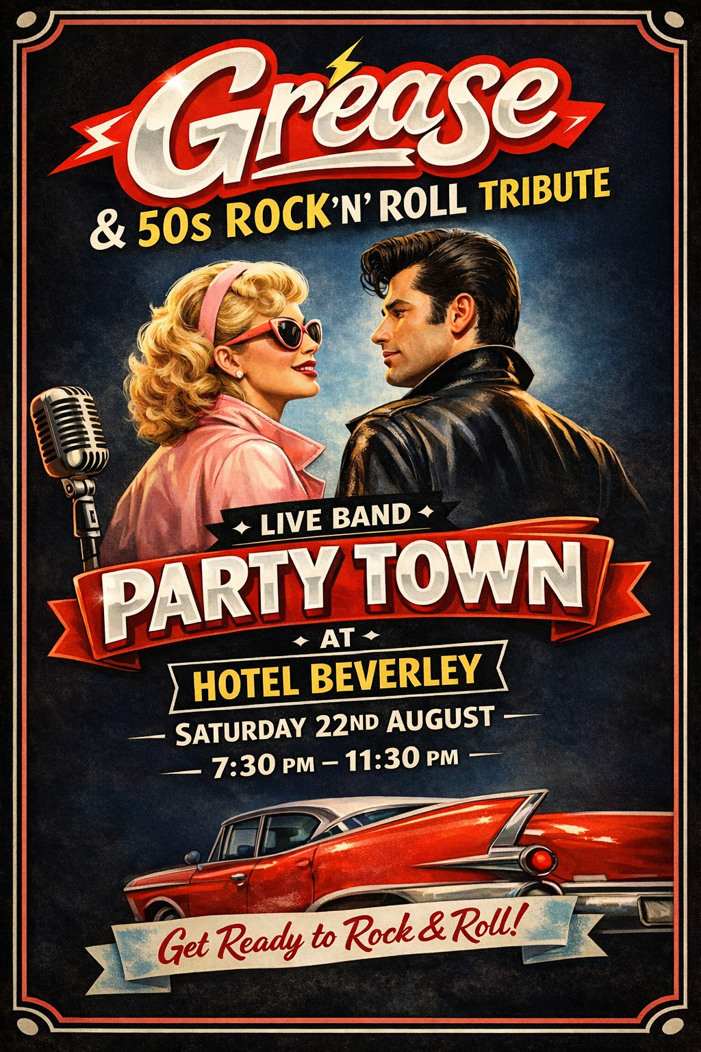 GREASE & 50s ROCK 'N' ROLL TRIBUTE NIGHT ⚡