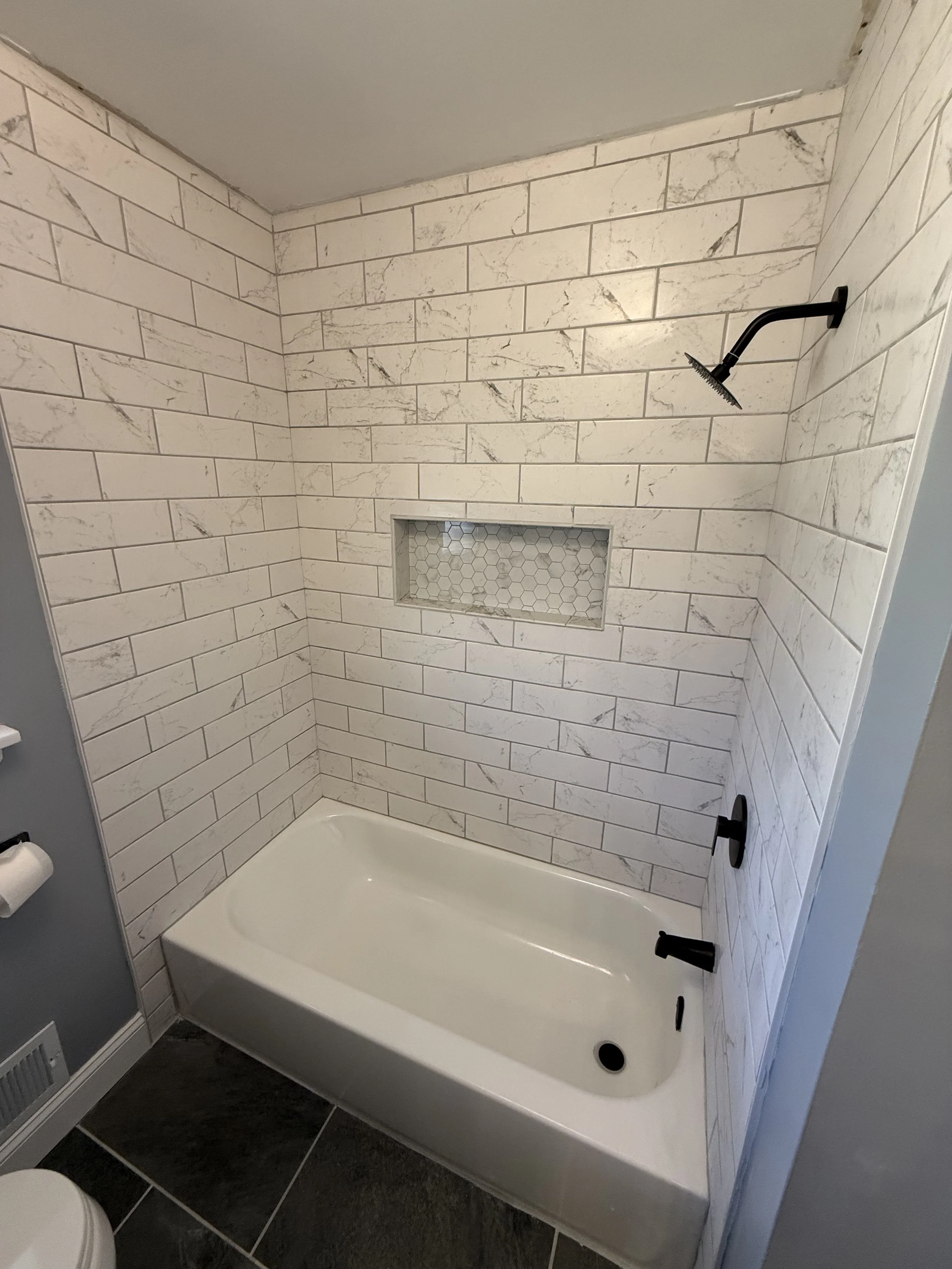 Tile/Niche/Tub Installation