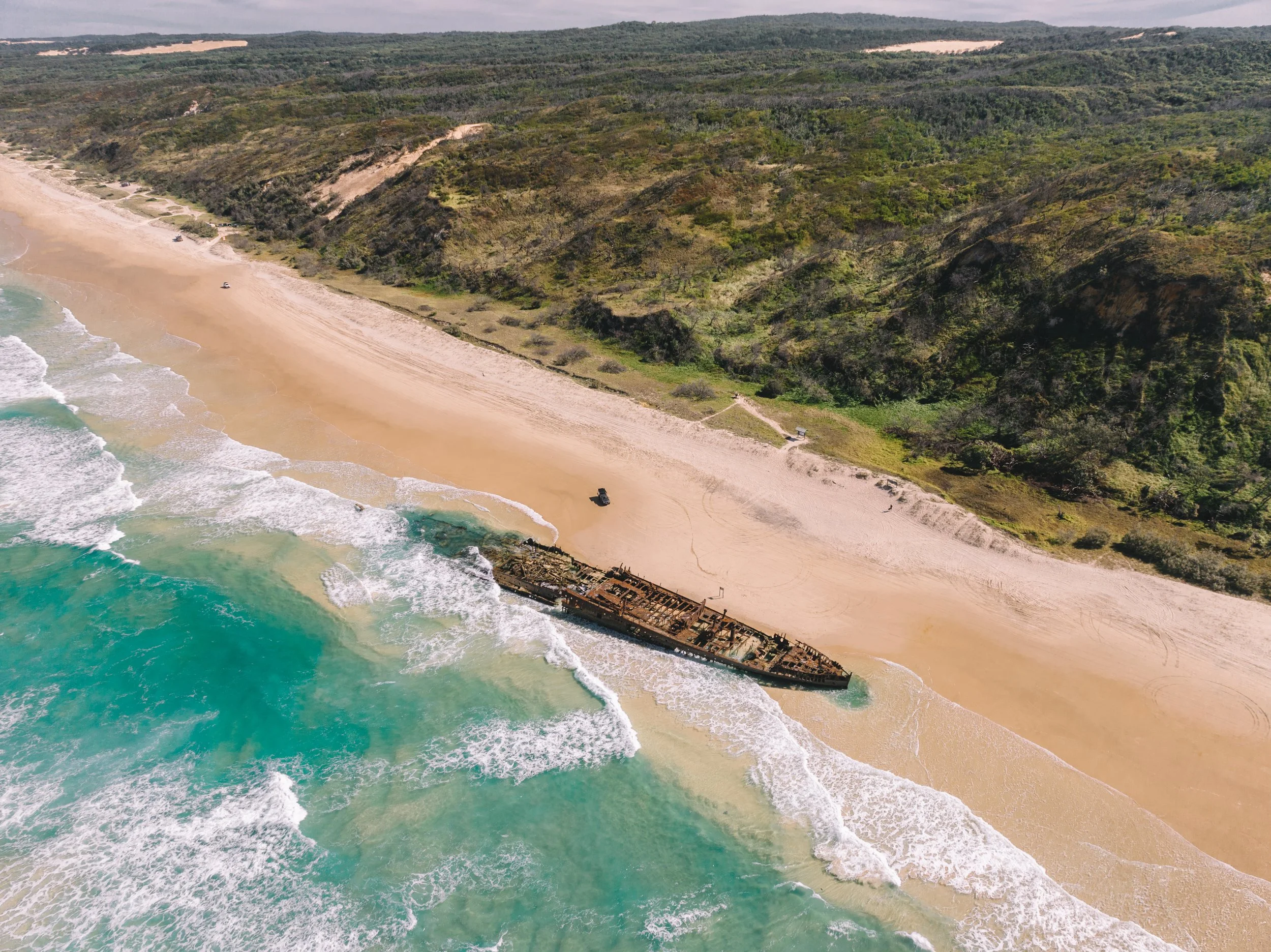 Shipwreck Fraser Island Australia