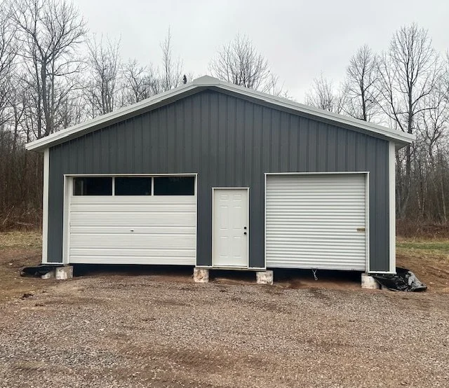 32 X 30 Post Frame Garage near Iron River, WI