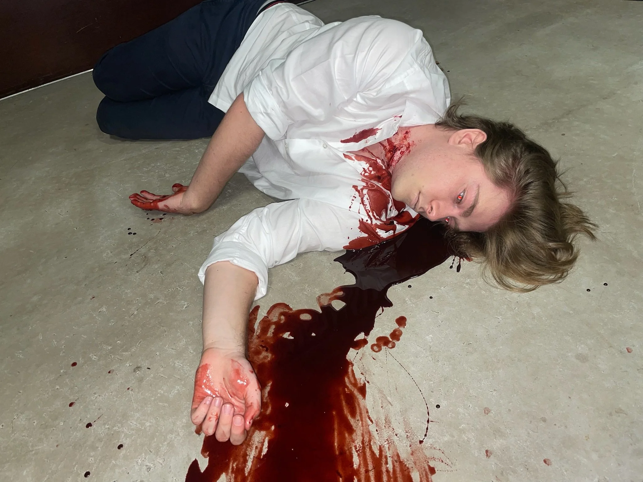 Latex Prosthetic, Fresh Throat Laceration
"Terroir," Dir. Casey Rogerson