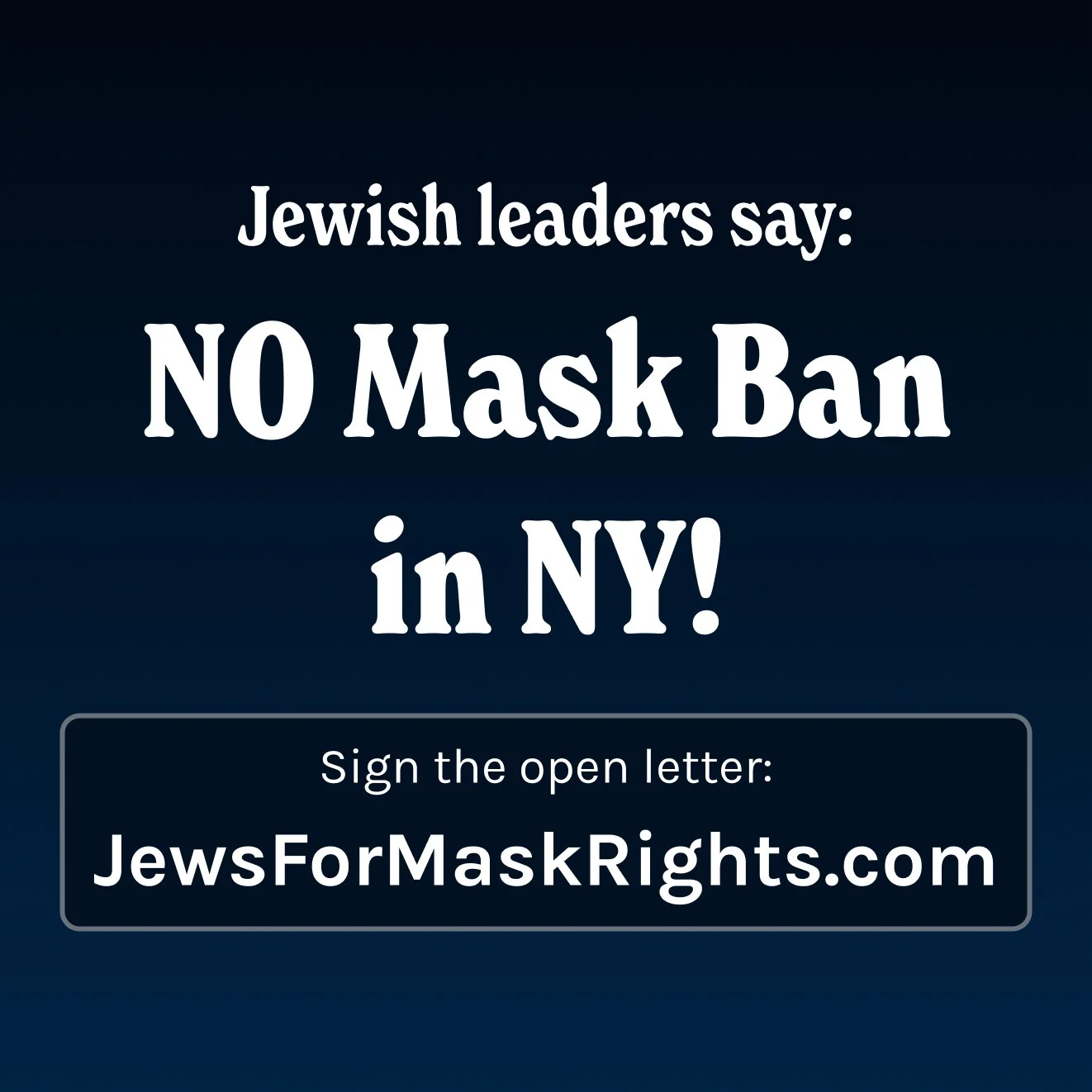 Social Media Kit (Share Our Open Letter) — Jews for Mask Rights