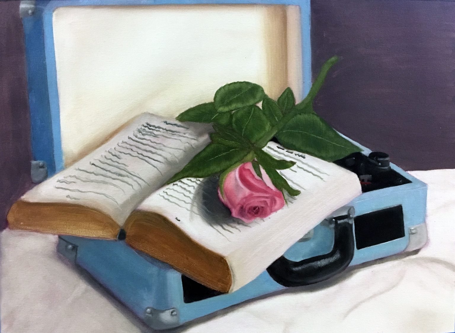 Lauren Ferrara. Dear Mom, 2018. Oil paint.