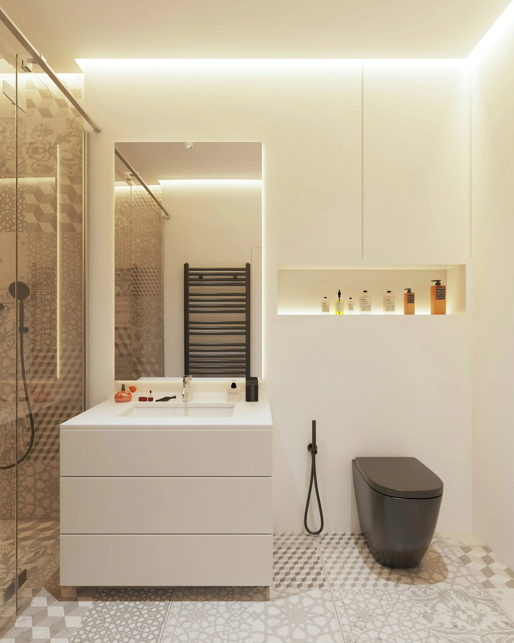 Small Bathroom Space Optimization