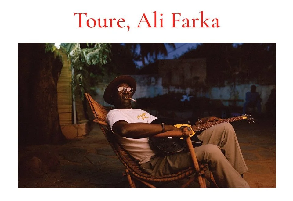 Ali Ibrahim &ldquo;Ali Farka&rdquo; Tour&eacute; (1939-2006) &mdash;&lsquo;56: An introduction. For Guitar. Arranged by Derek Gripper. Derek Gripper Publishing. Score. Negotiable price. &mdash;Cherie/Bakoye. Arranged by Derek Gripper. Derek Gripper P