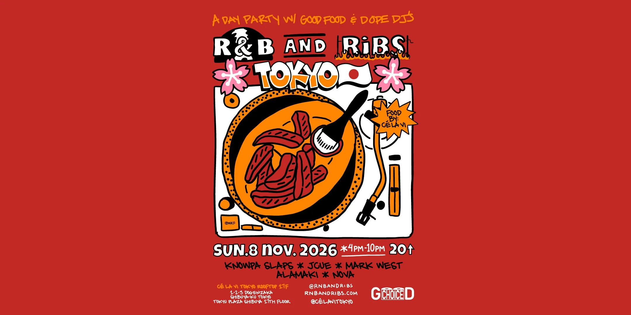 R&amp;B and RIBS TOKYO