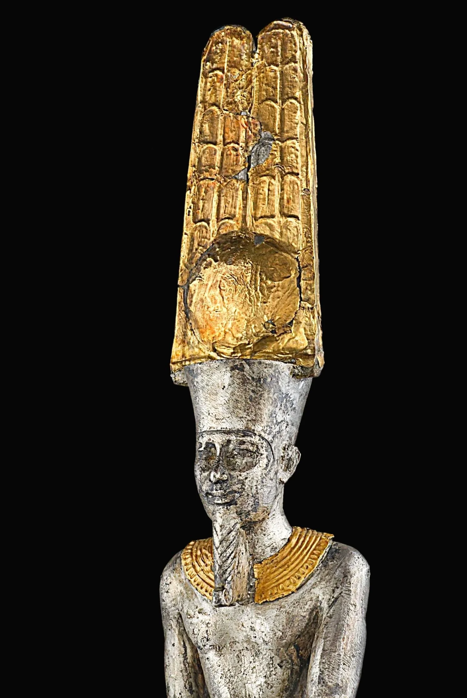 Electrum and silver statue of Amun-Re, British Museum