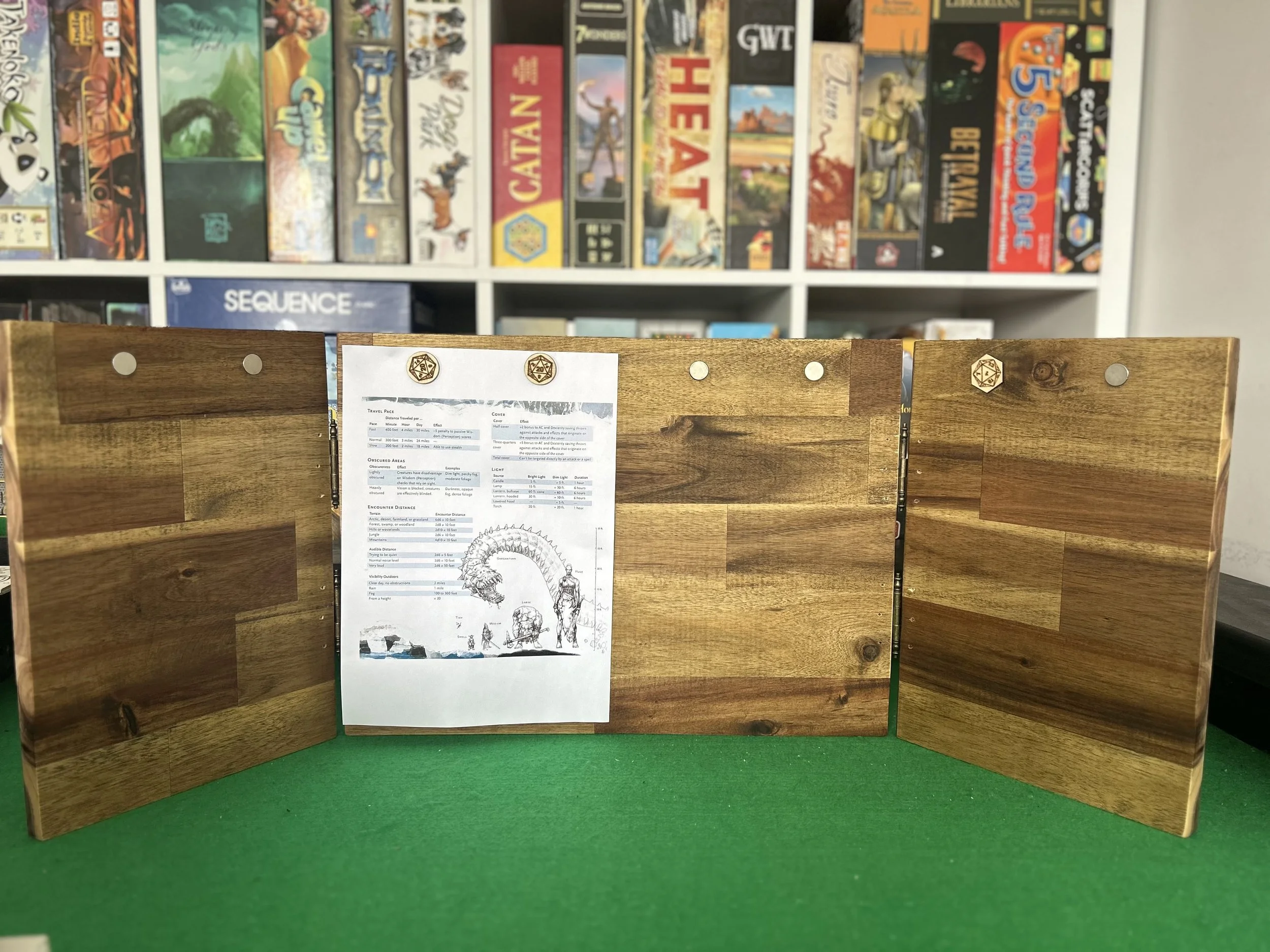DND Dungeon Master Screen Large (customisable) — McMurray Games ...