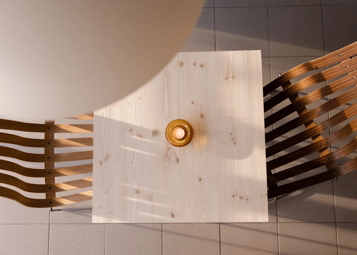 Bord @ Kornkollektivet. Foto: Ann Siri Stokkli 