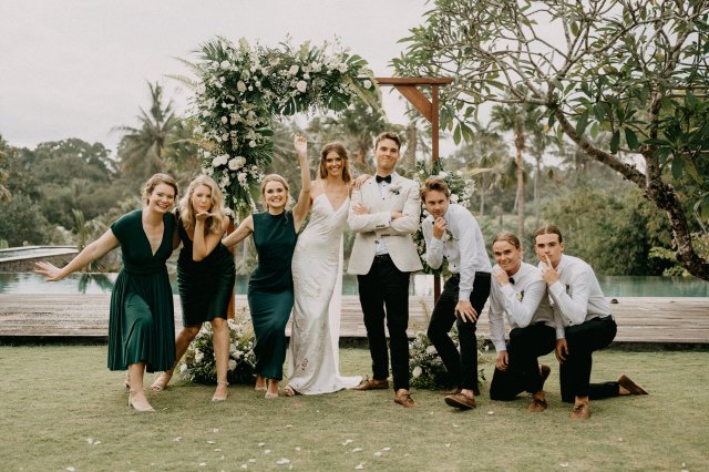 bridal party bali