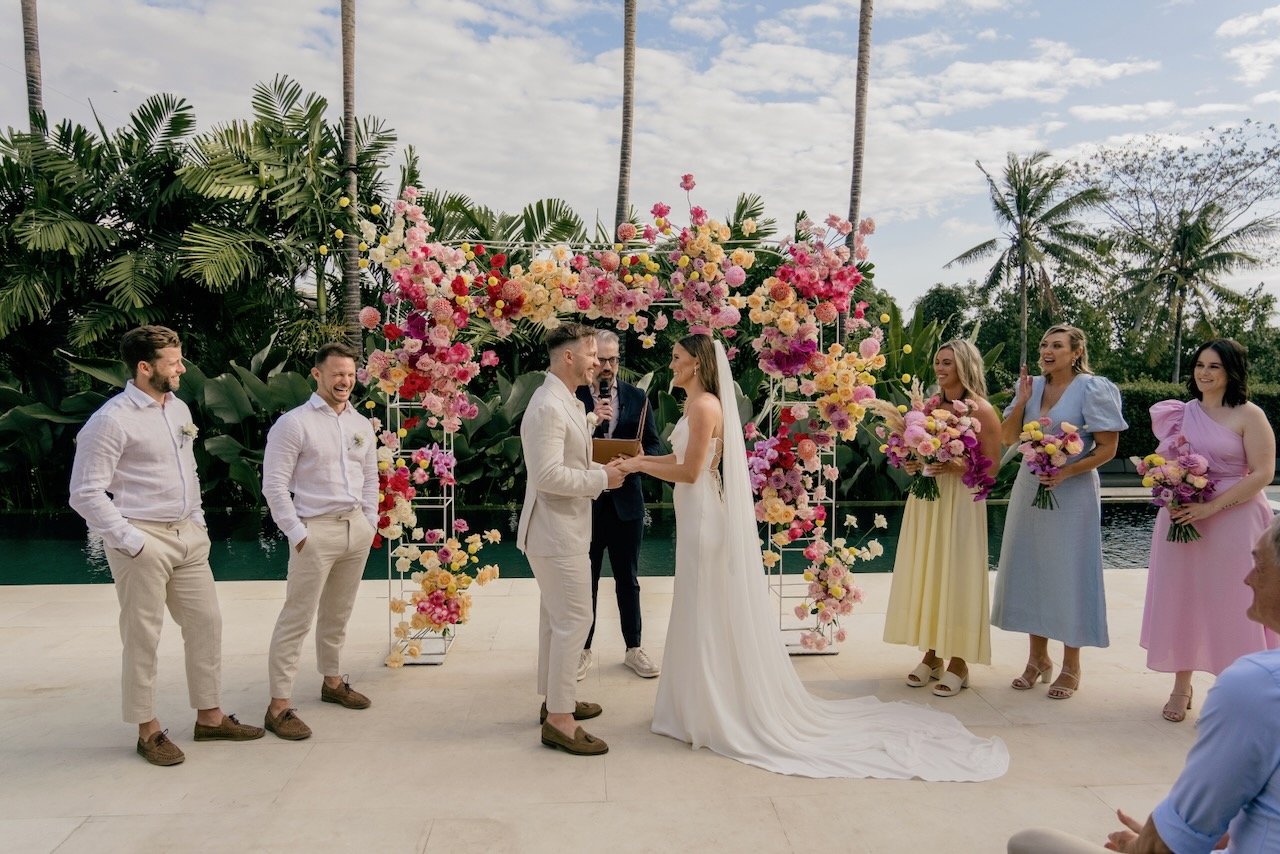 EXCHANGING WEDDING VOWS