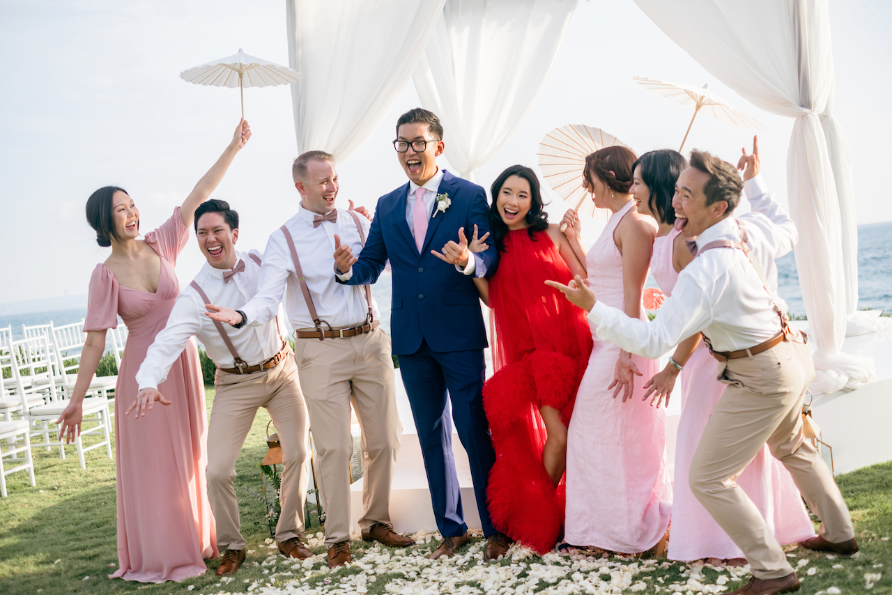 Adrienne &amp;  JS, Seseh Beach Villas, Seseh, Bali. 