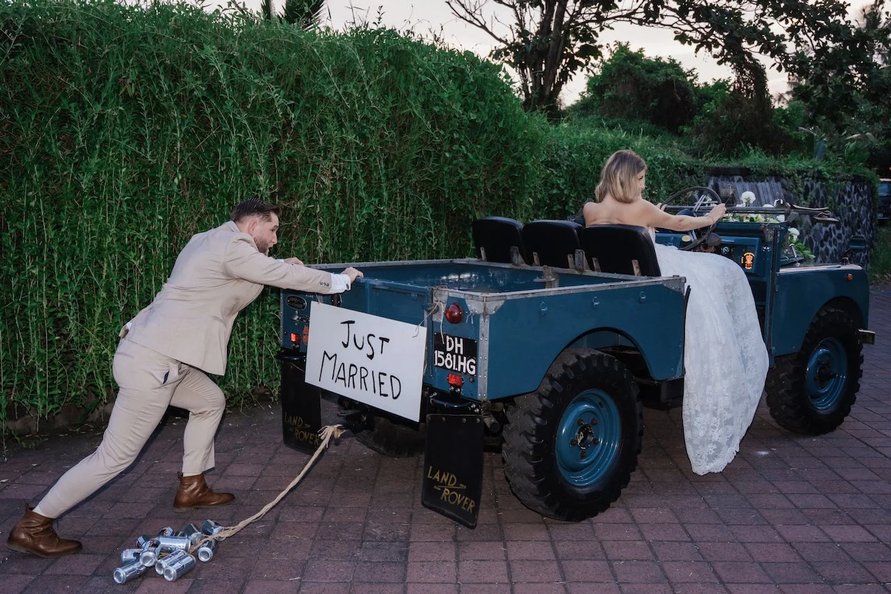Anna and Dempsey’s Elegant Ocean front Wedding at Seseh Beach Villas Bali 