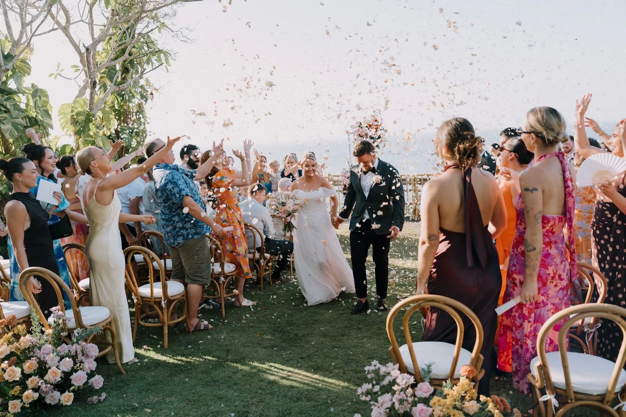 Vespas and Fireworks at Tegan &amp; Liams Uluwatu Cottages Wedding