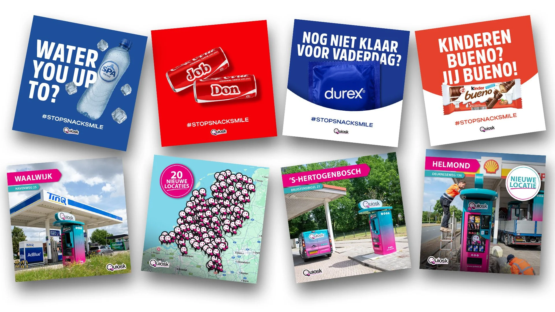 SnappySocials Klant Quiosk