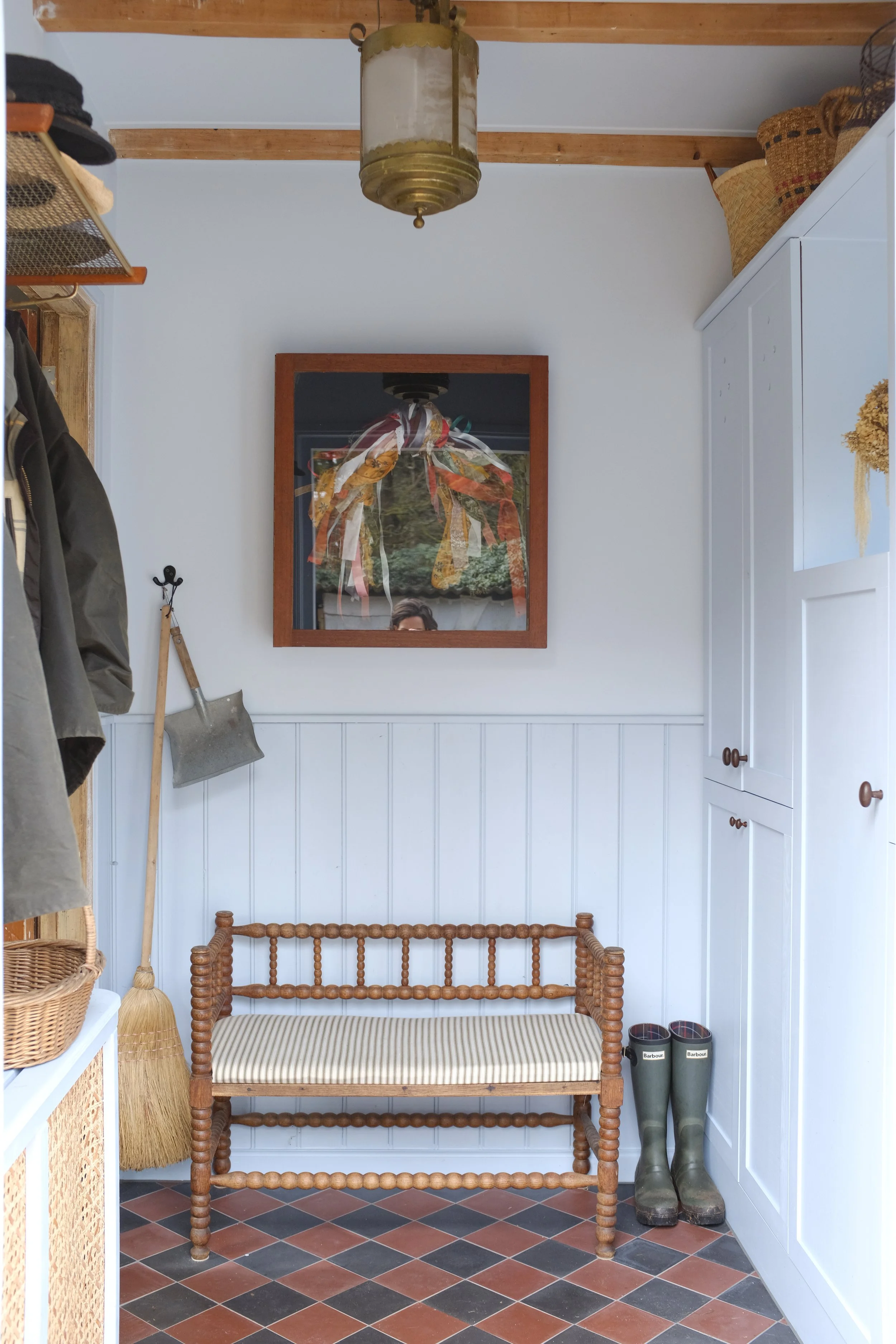How to Style a Boot Room with Antiques