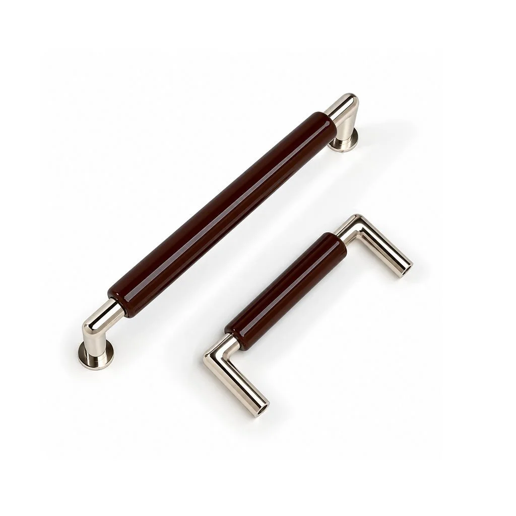 Dark Reddish Brown Porcelain Handle