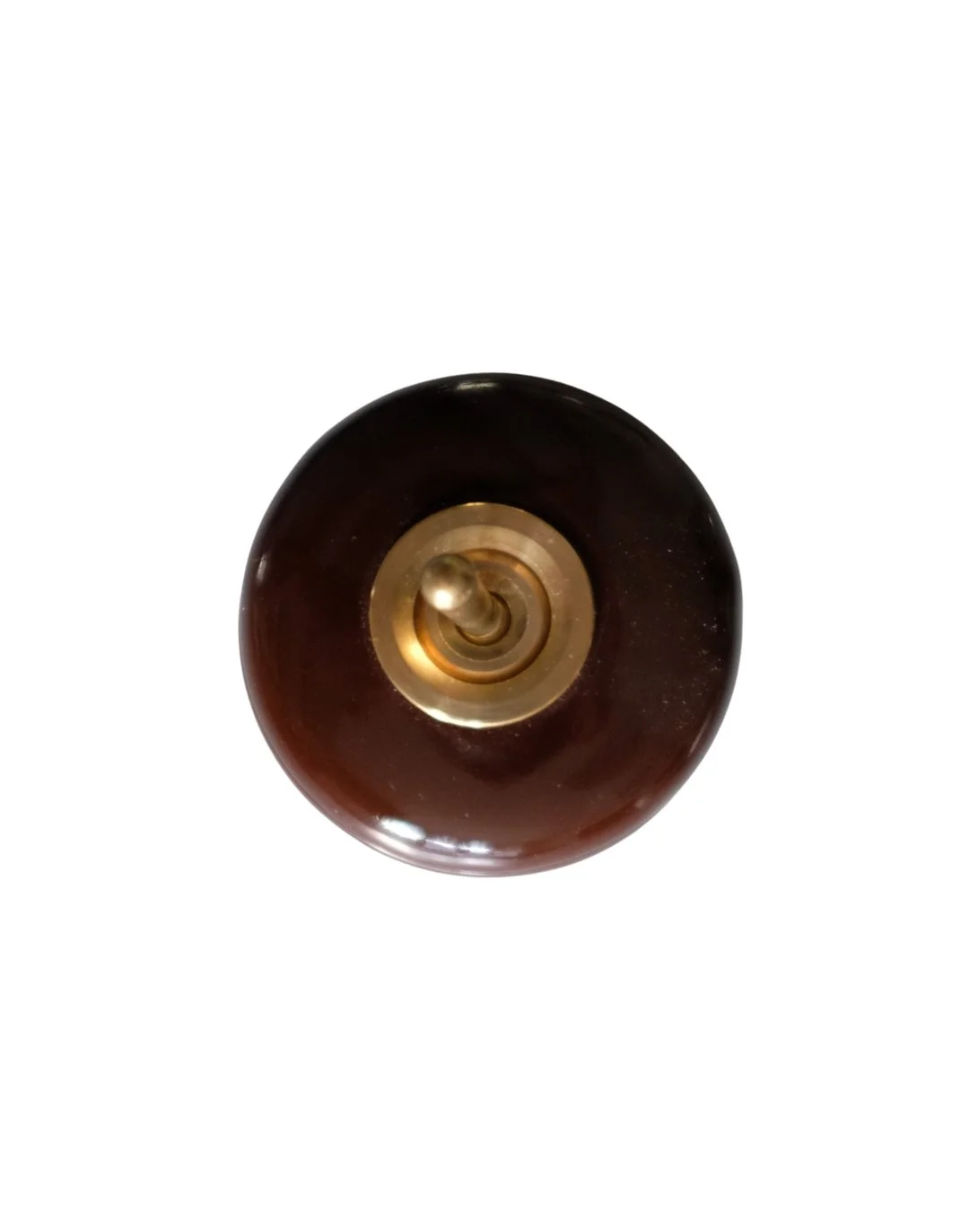 Dark Reddish Brown Porcelain Switch