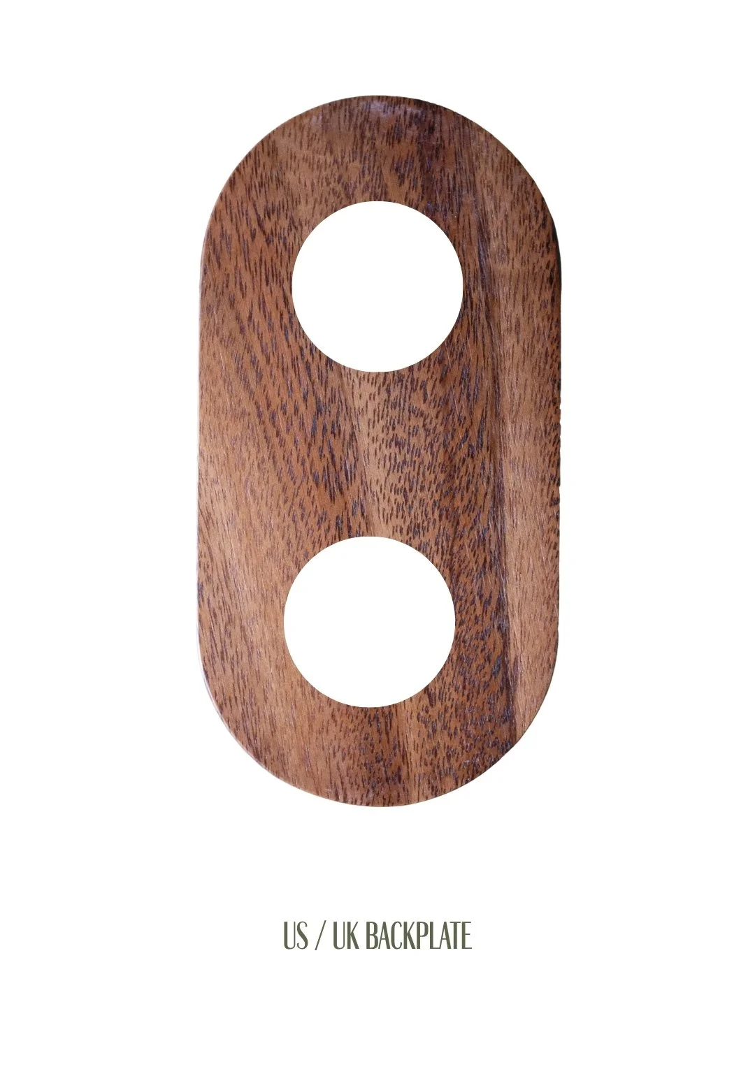Double Walnut Backplate