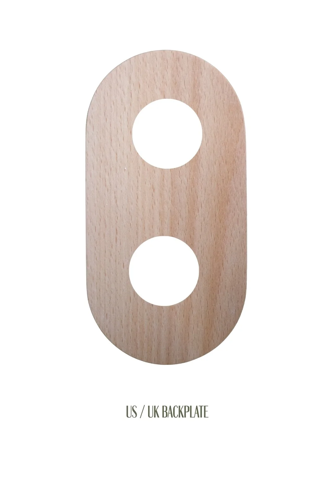 Double Beech Backplate