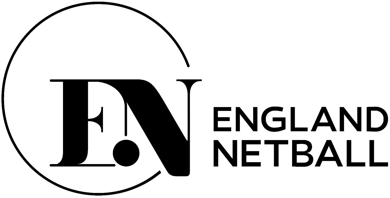 Logo of England Netball featuring stylized letters N and F inside a circle with the words 'England Netball' to the right.