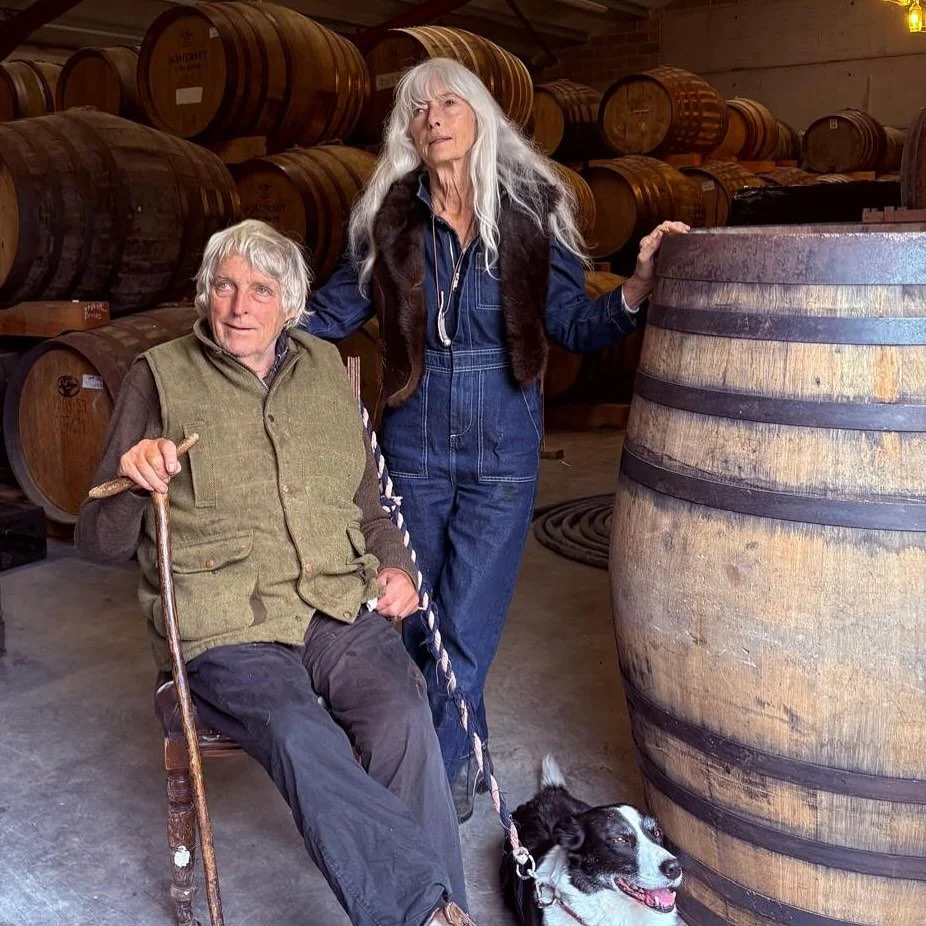 Here they are. More than a 100 years of cider making between them. Di and Julian our founders. @dianaetemperley #anappleaday #sustainabespiritaward