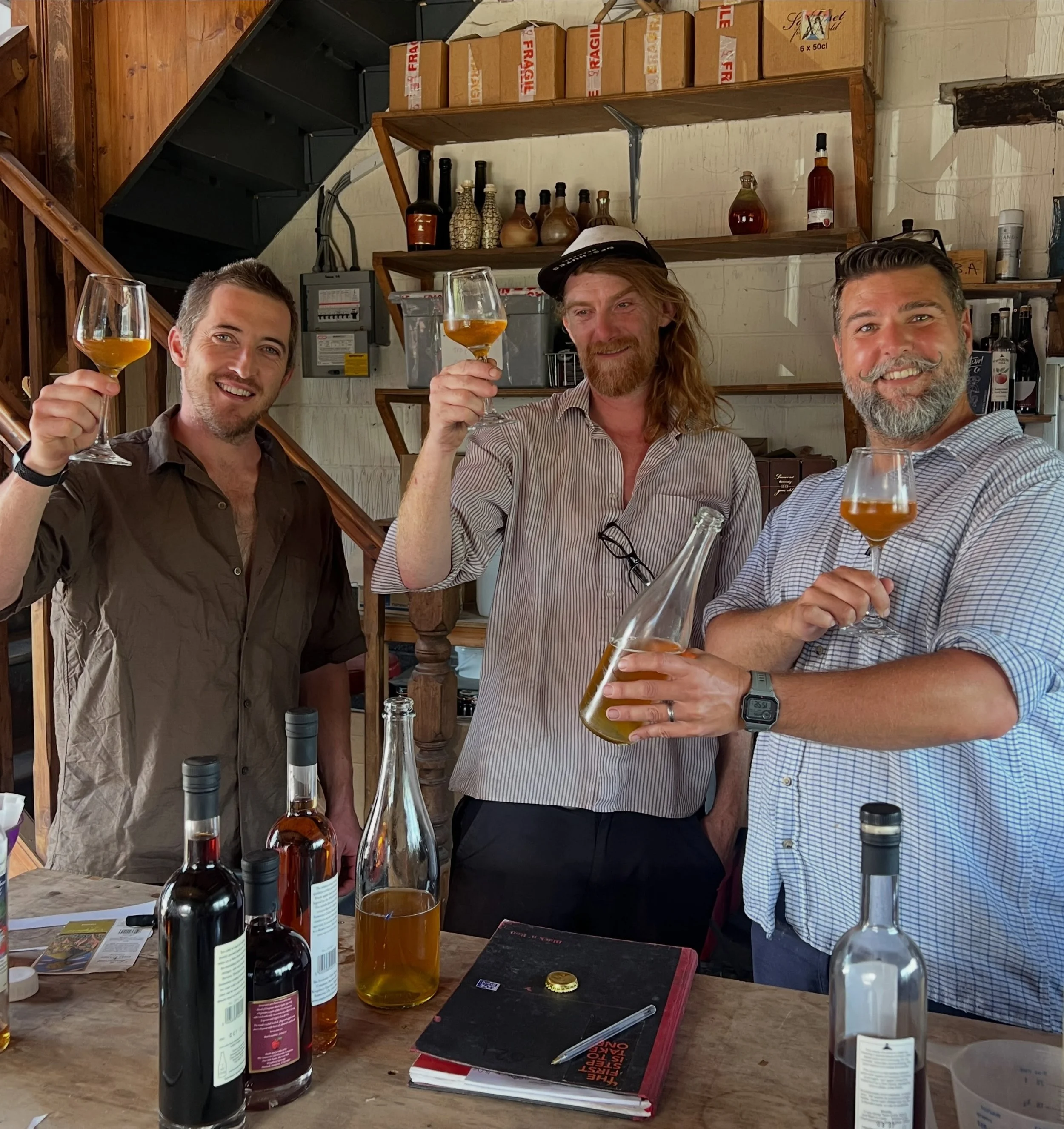 Jackpot. So much excitement in our experiment shed. Something new coming from the cider team. Watch this space - unless we drink it all first!