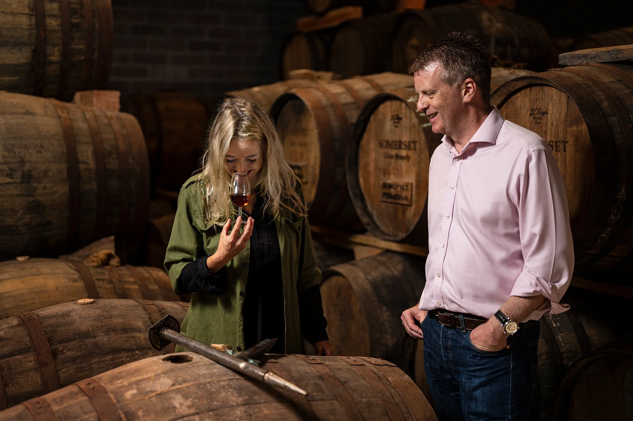 Looking back on our collaboration with Glenfiddich, when whisky superstar Brian Kinsman came to Somerset in search of some rather special barrels.

The casks had spent five years ageing our Somerset Cider Brandy, followed by another year holding Some