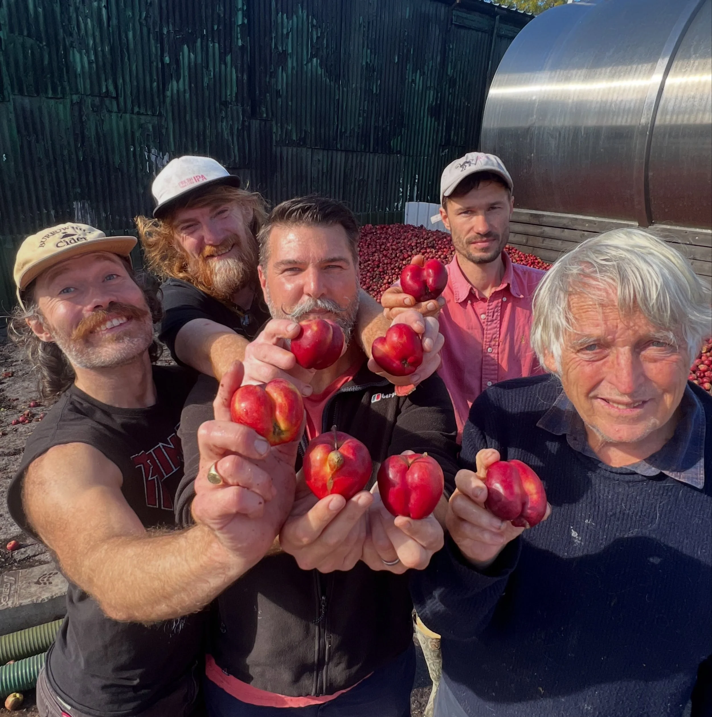 We know there is a cider for everyone but is there also a cider maker for everyone 🍎 ❤️?!. Look at all these heart shaped apples! #findyourcider #findyourmaker #appleswin #