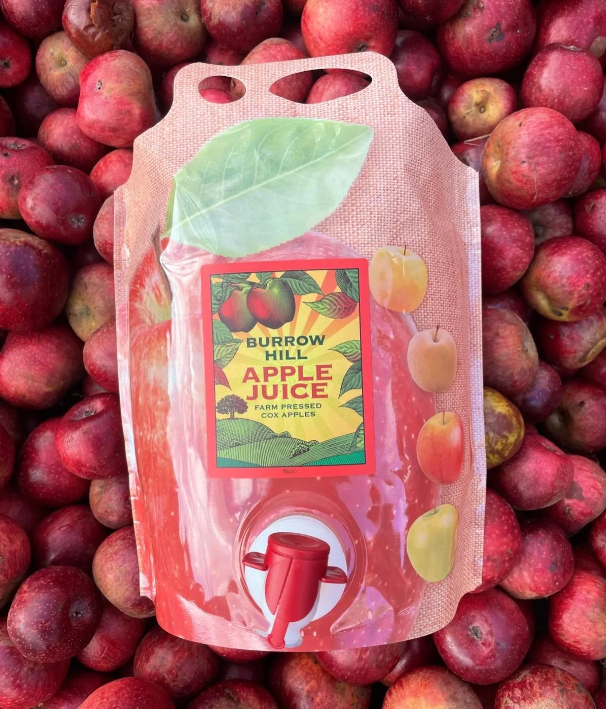 Back in stock and FRESH! Cox three litre pouches of apple juice. Keeps for ages in the airtight pouch even once it&rsquo;s open and is equivalent of 4 large bottles. It generally doesn&rsquo;t stay in stock for long! We also have mulled cider apple j
