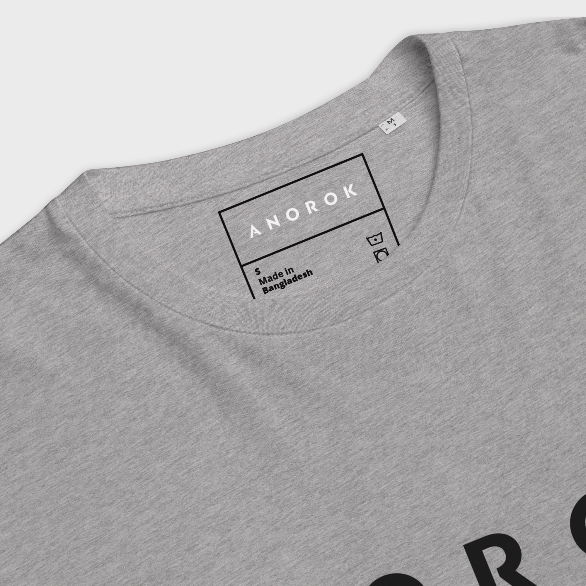 Anorok Organic Cotton Tee Grey Detail.png