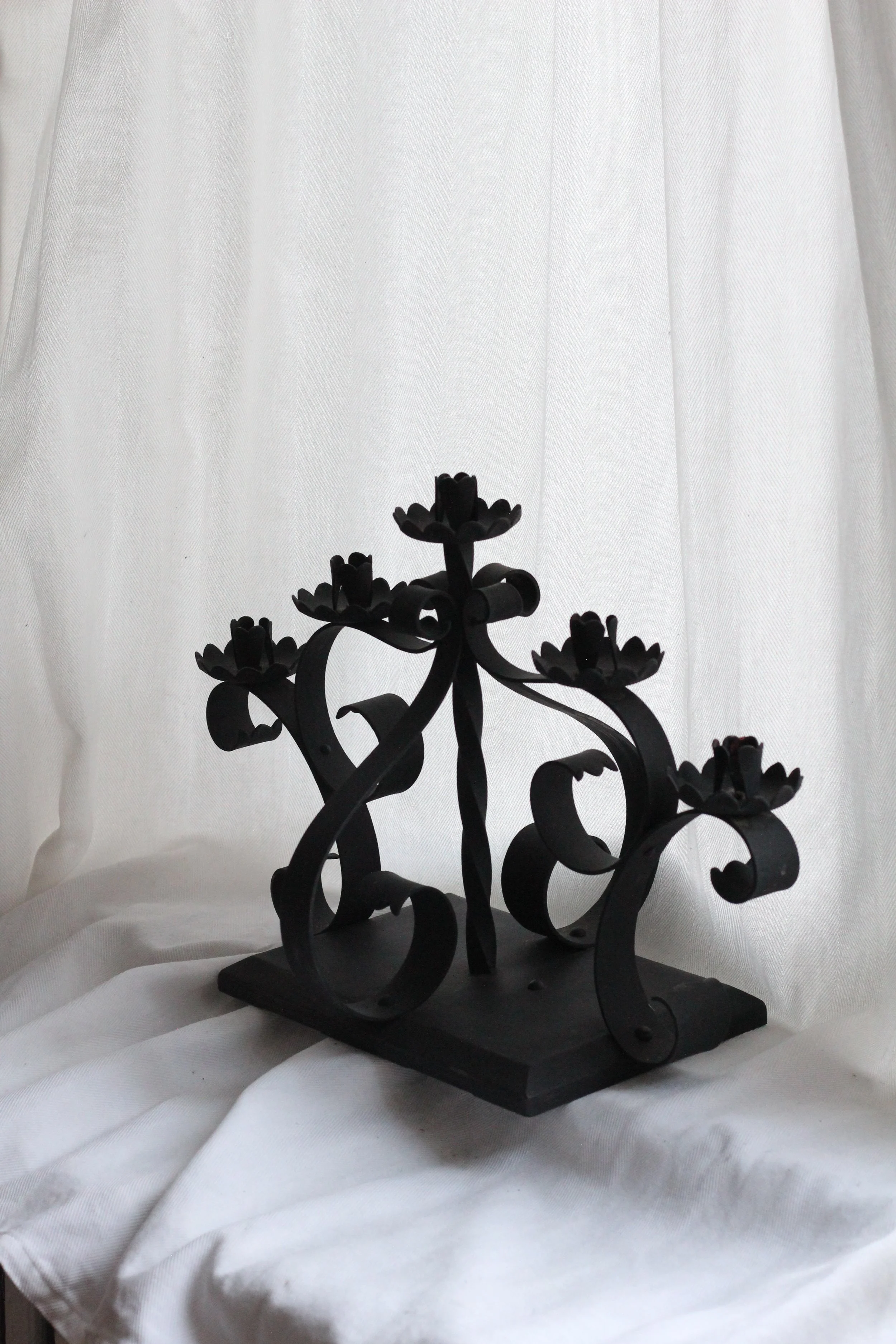 French Wrought Iron Candelabra