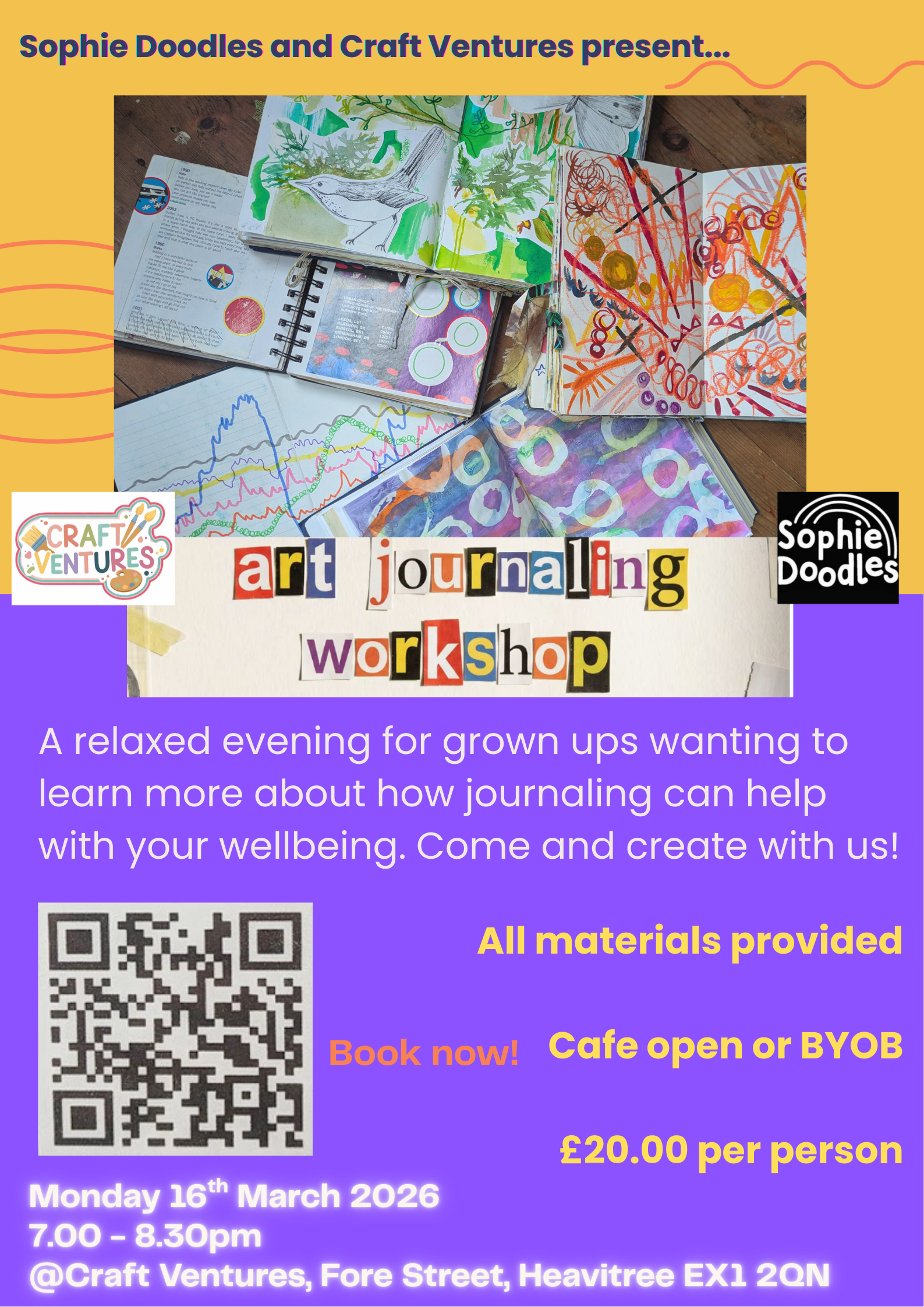 Art journaling workshop