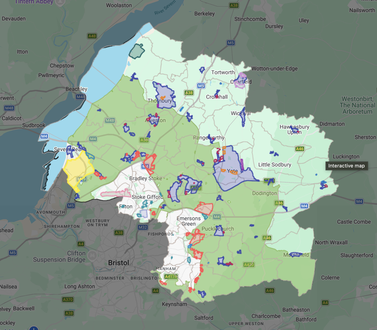 Zippe Interactive South Gloucestershire Driver Demand Map Network Insights