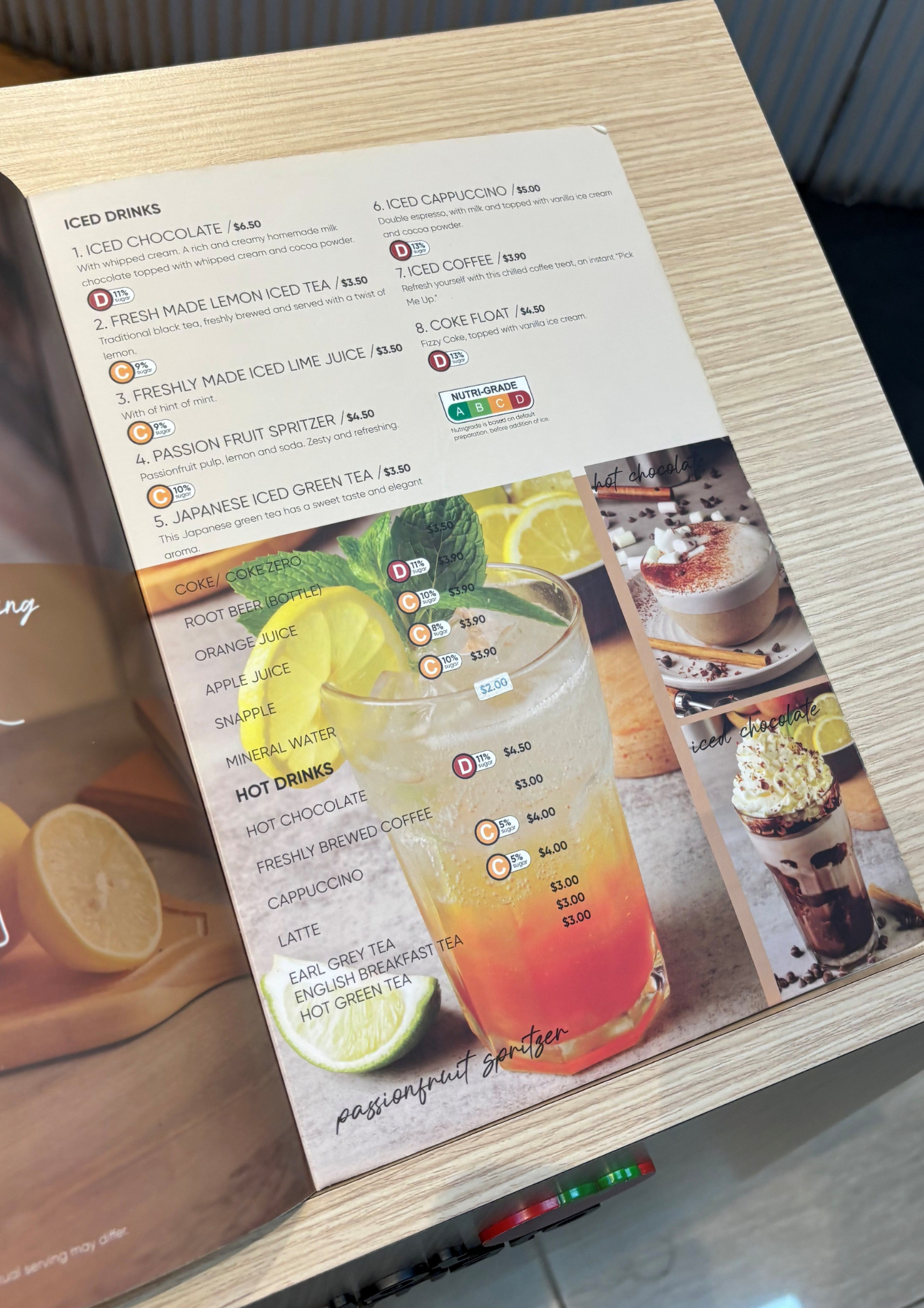 Food Menu Labelling
