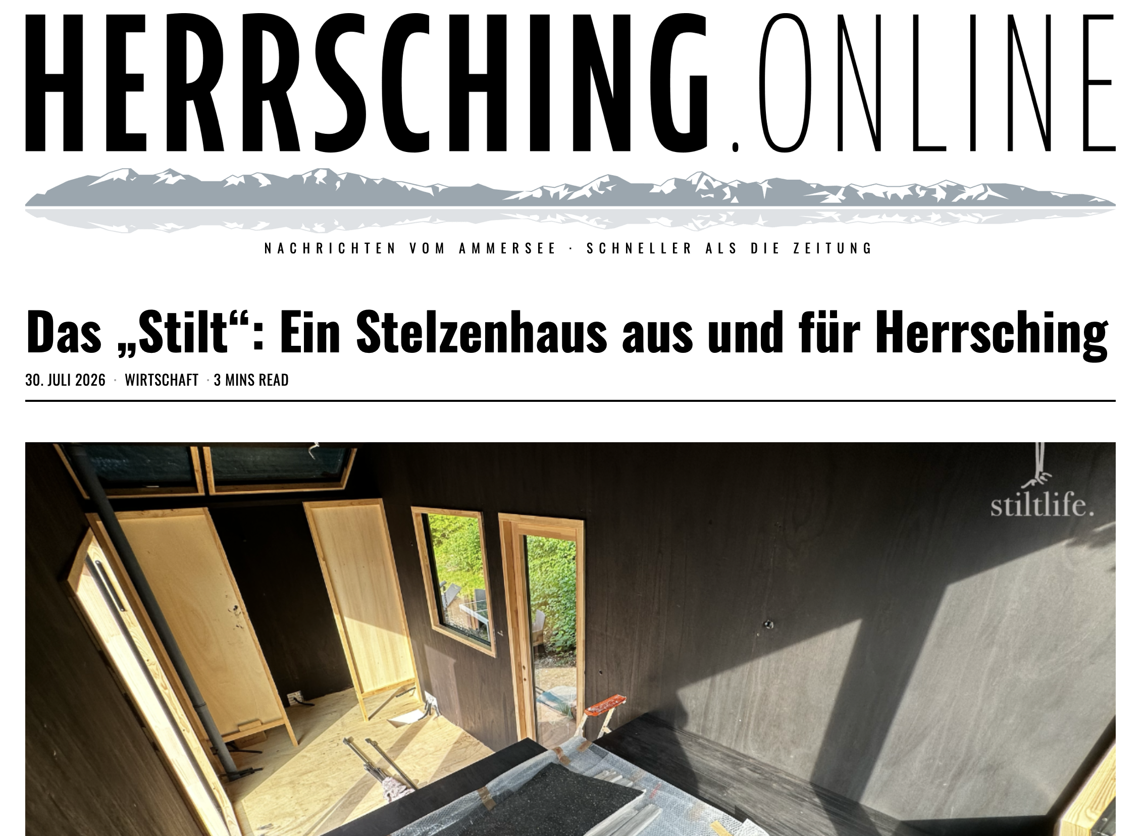 Stiltlife stellt Stelzenhaus-Konzept im Herrschinger Gemeinderat vor