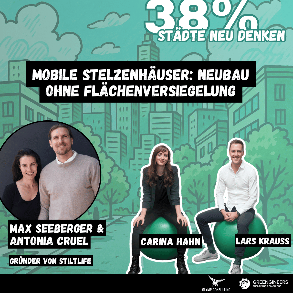 Stiltlife zu Gast bei „38 % Städte neu denken“