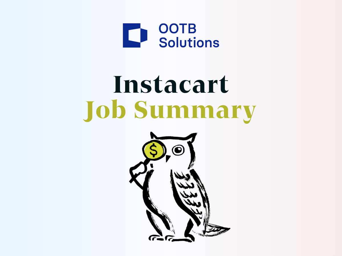 Instacart Job Summary