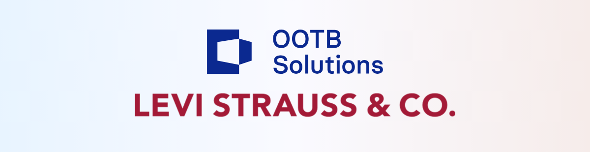 OOTB and LS&Co - horizontal logos stacked
