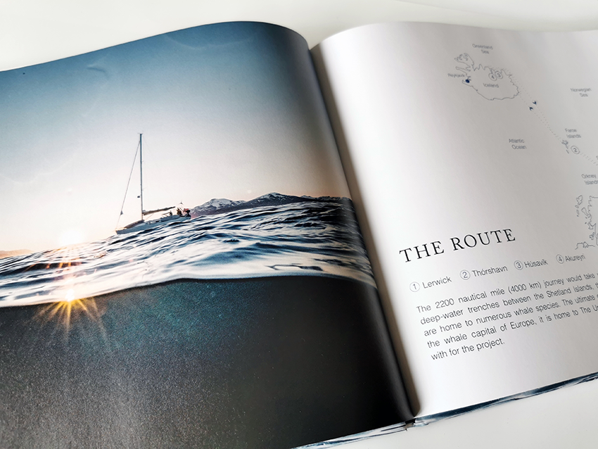 Artic Whale. Coffe-table book. Visittkort. Forskning. Andreas B. Heide. Gunnarshaug trykkeri. Stavanger.