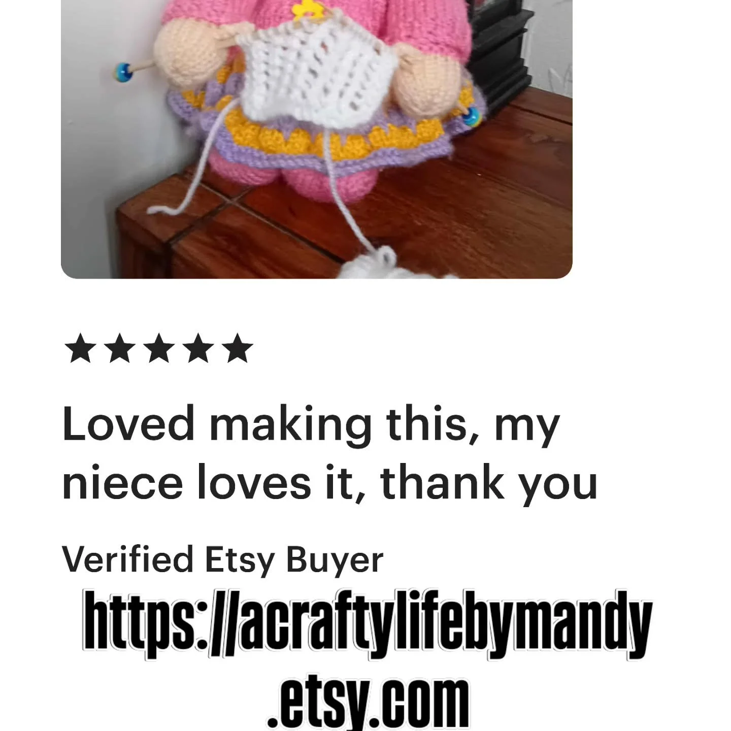 Knitting Granny Gonk/Gnome by A Crafty Life by Mandy