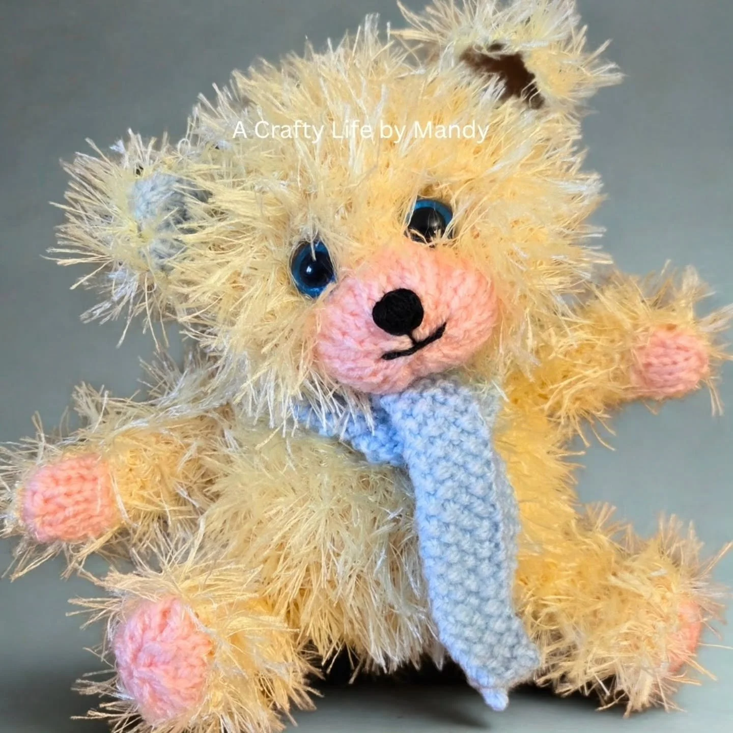 Snuggles Choc Orange Cosy/Softie 

Good morning #crafters little Snuggles has arrived in the world of #acraftylifebymandy. I absolutely adore this little teddy and had planned on keeping him but he got claimed by a little someone as soon as he fell o