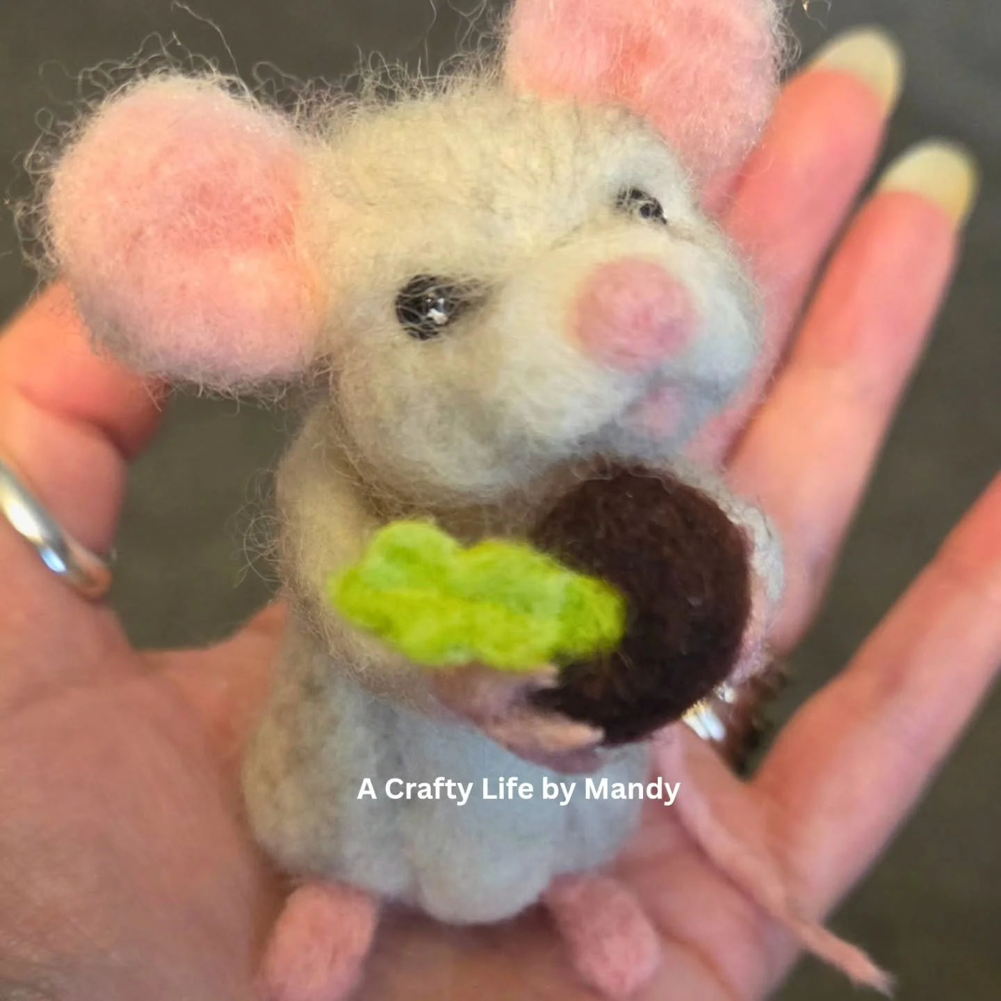 Morning #Crafters. Sometimes its nice to try our hands at a new craft. Needle Felting is something that I wanted to try for years but life gets in the way and I never got around to it... till now. 

This is my first project and he's taken me a week t