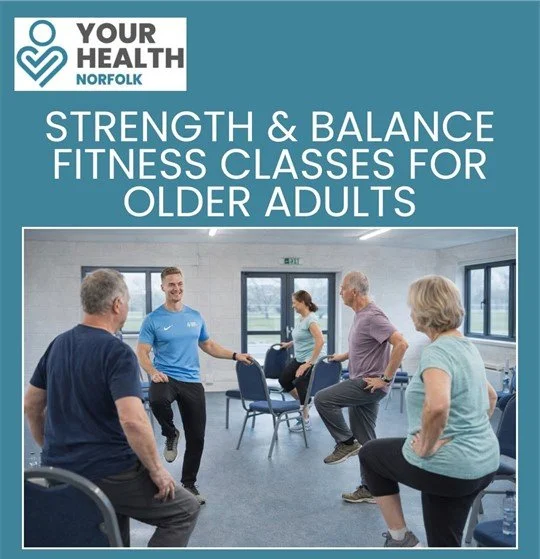 Group exercise class for over 50s