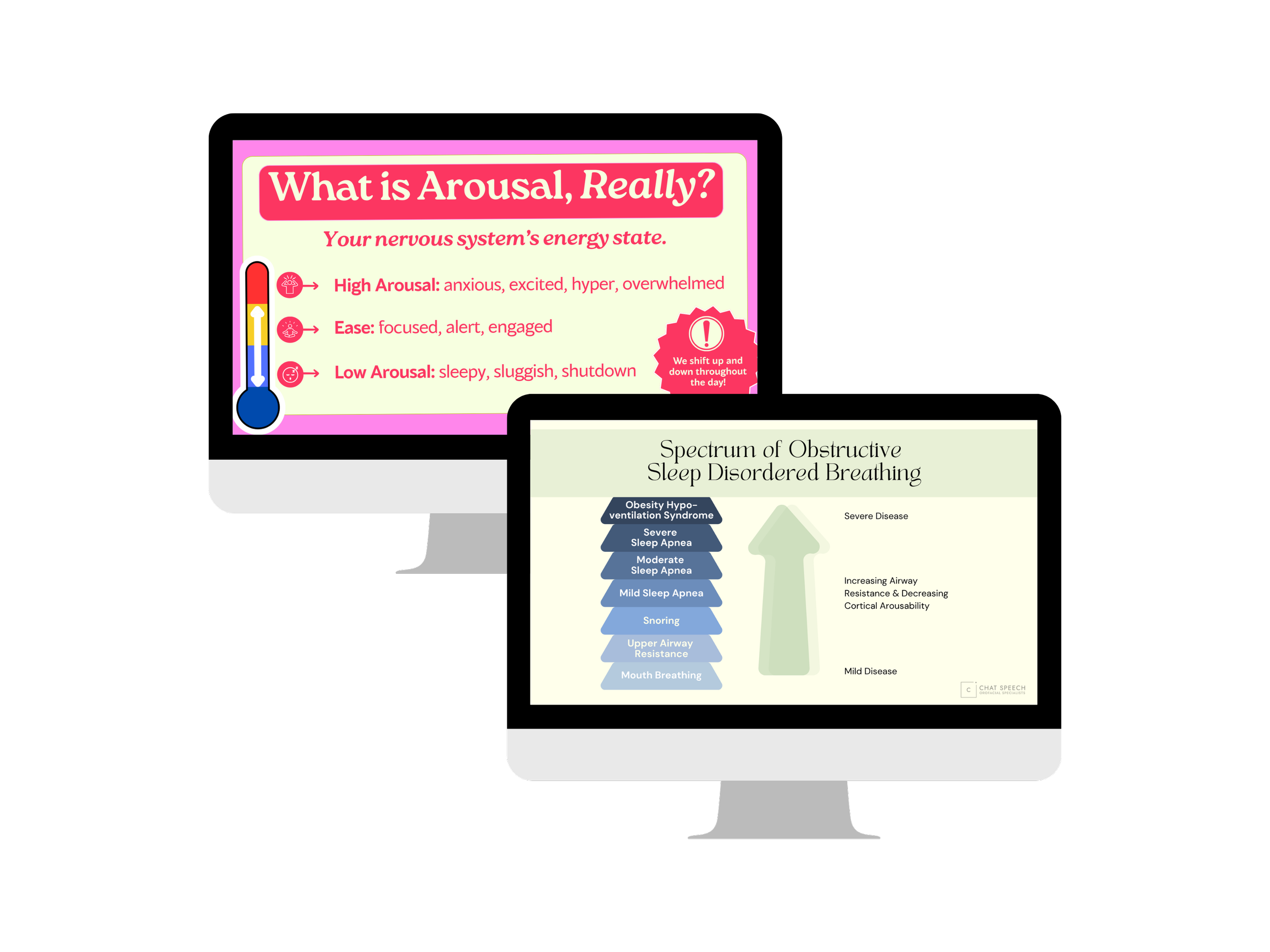 Custom branded presentation design for healthcare clinician