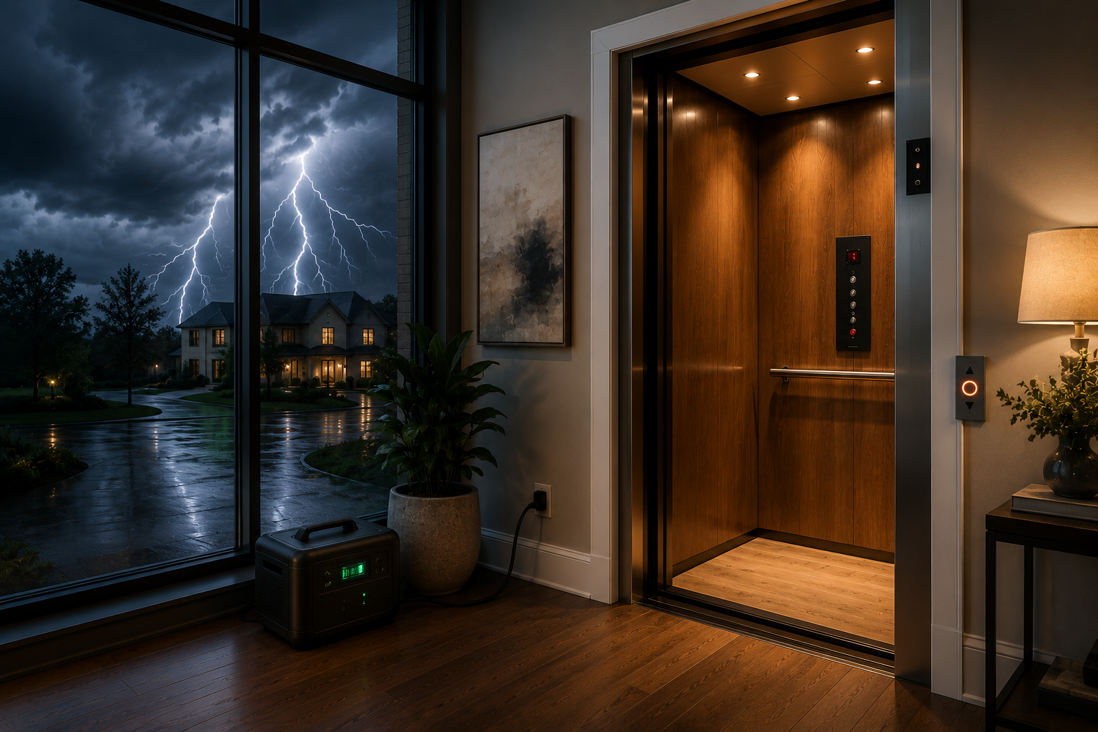What Happens to Your Home Elevator During a Power Outage?