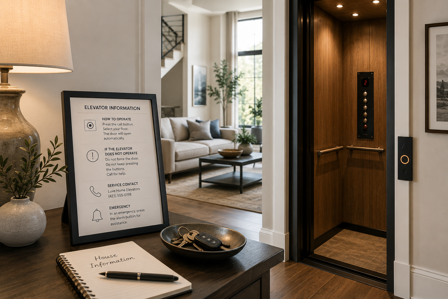 Who Should Know How to Use Your Home Elevator When You’re Not Home?