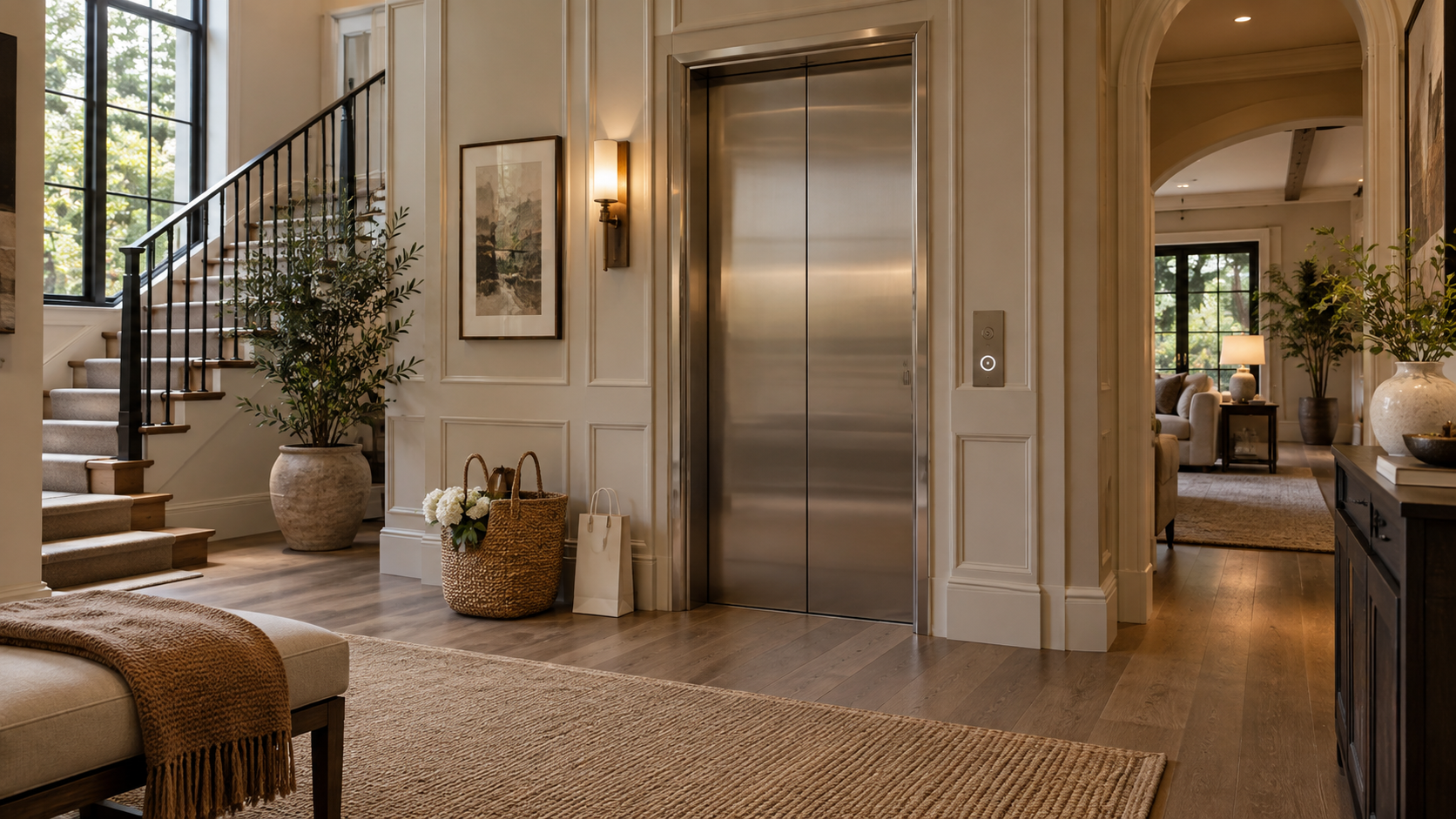 The Space Outside the Elevator Matters, Too: How to Design a Residential Elevator Landing That Feels Intentional