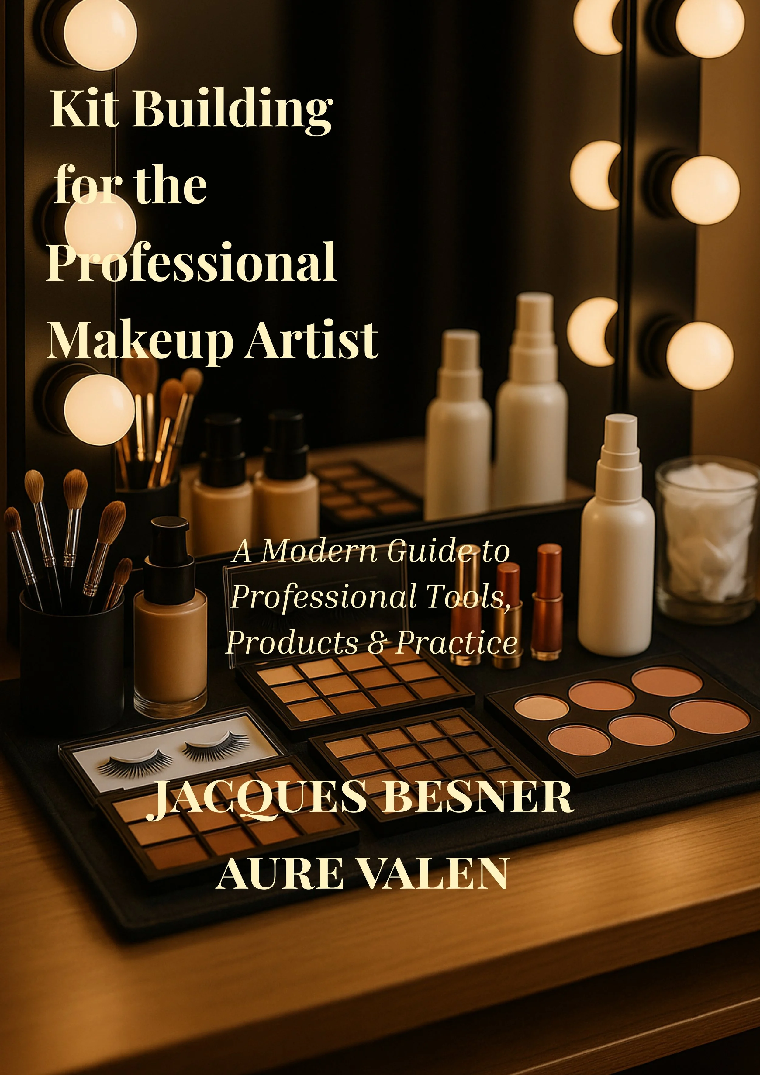 Cover of the Kit Building for the Professional Makeup Artist PDF guide.