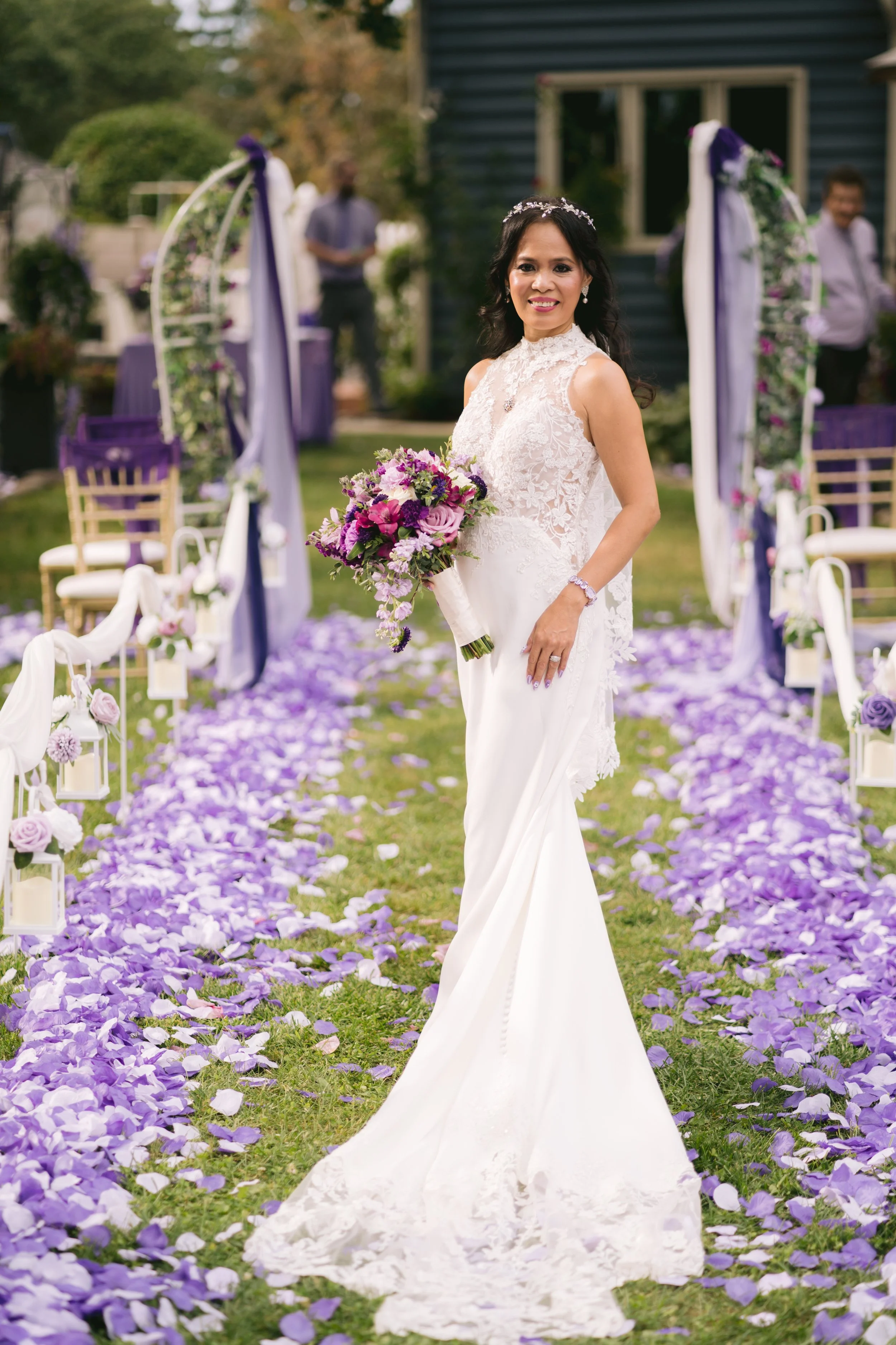 Beautiful bride at the wedding